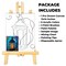 "Autumn Lantern" DIY Canvas Art Kit, Adult Beginner, Acrylic Paint Size 11x14 inch